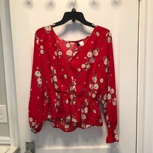 H&M Floral Blouse
